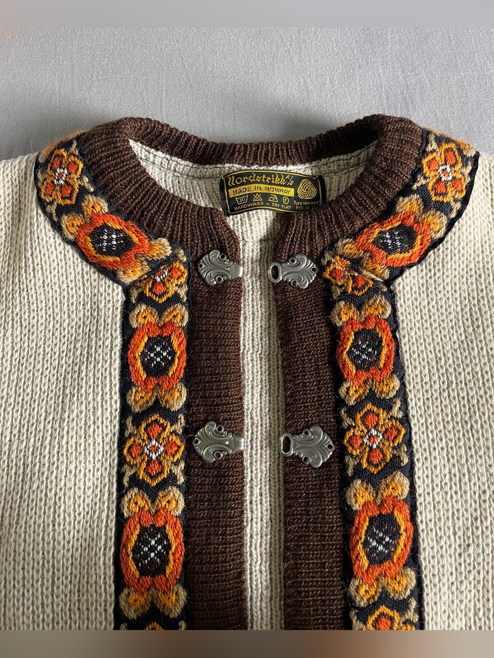 Nordstrikk Norwegian 100% Wool Cardigan – Made in Norway | Size S/M - Picture 2 of 16